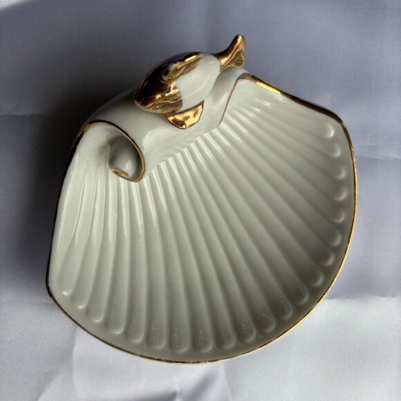 Enesco - Made in Japan - Ceramic Shell & Fish Dish Tray - Picture 3 of 8
